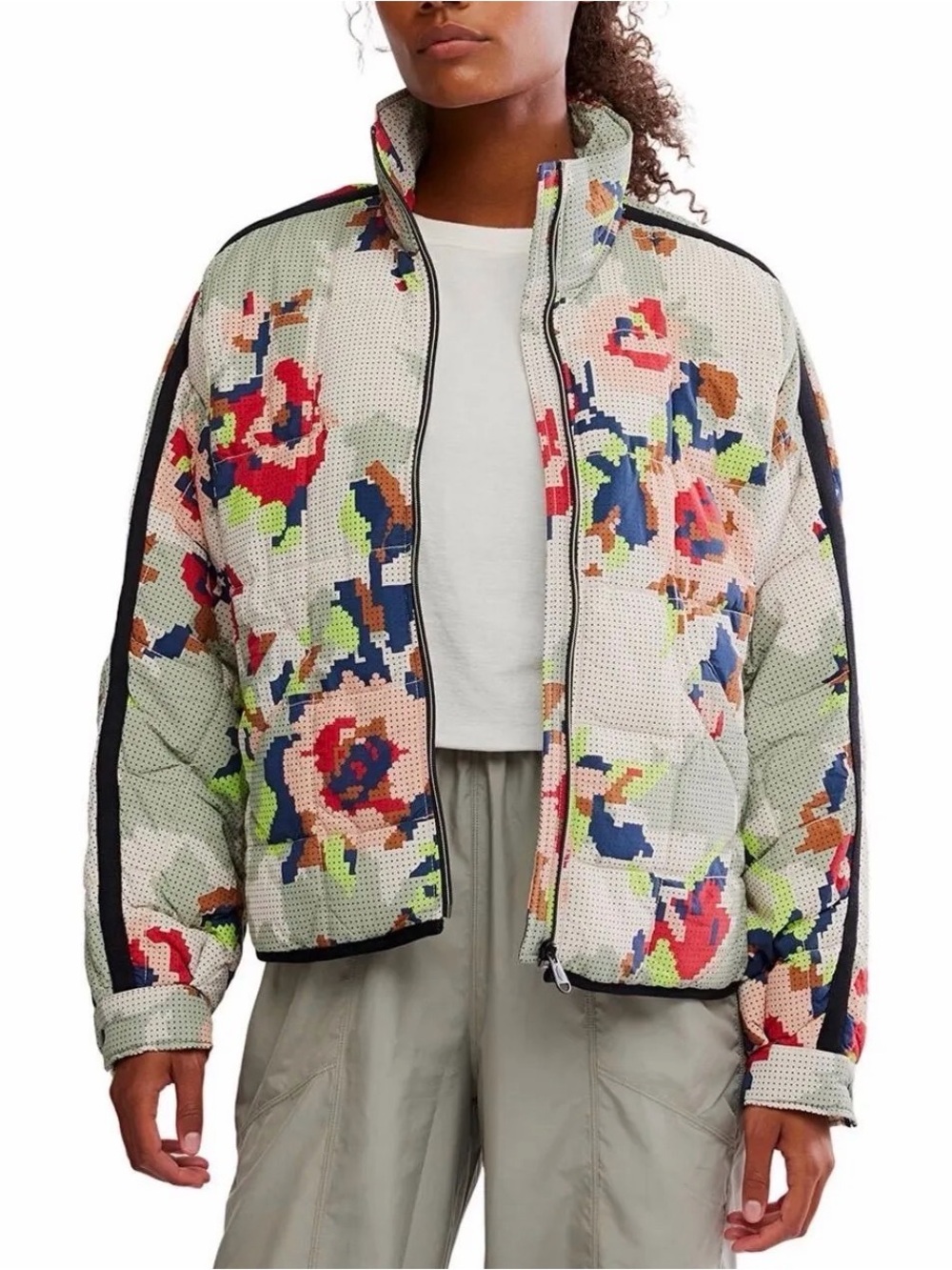 NWT Free People Movement *Sold Out* Pippa Printed Packable Jacket Size S